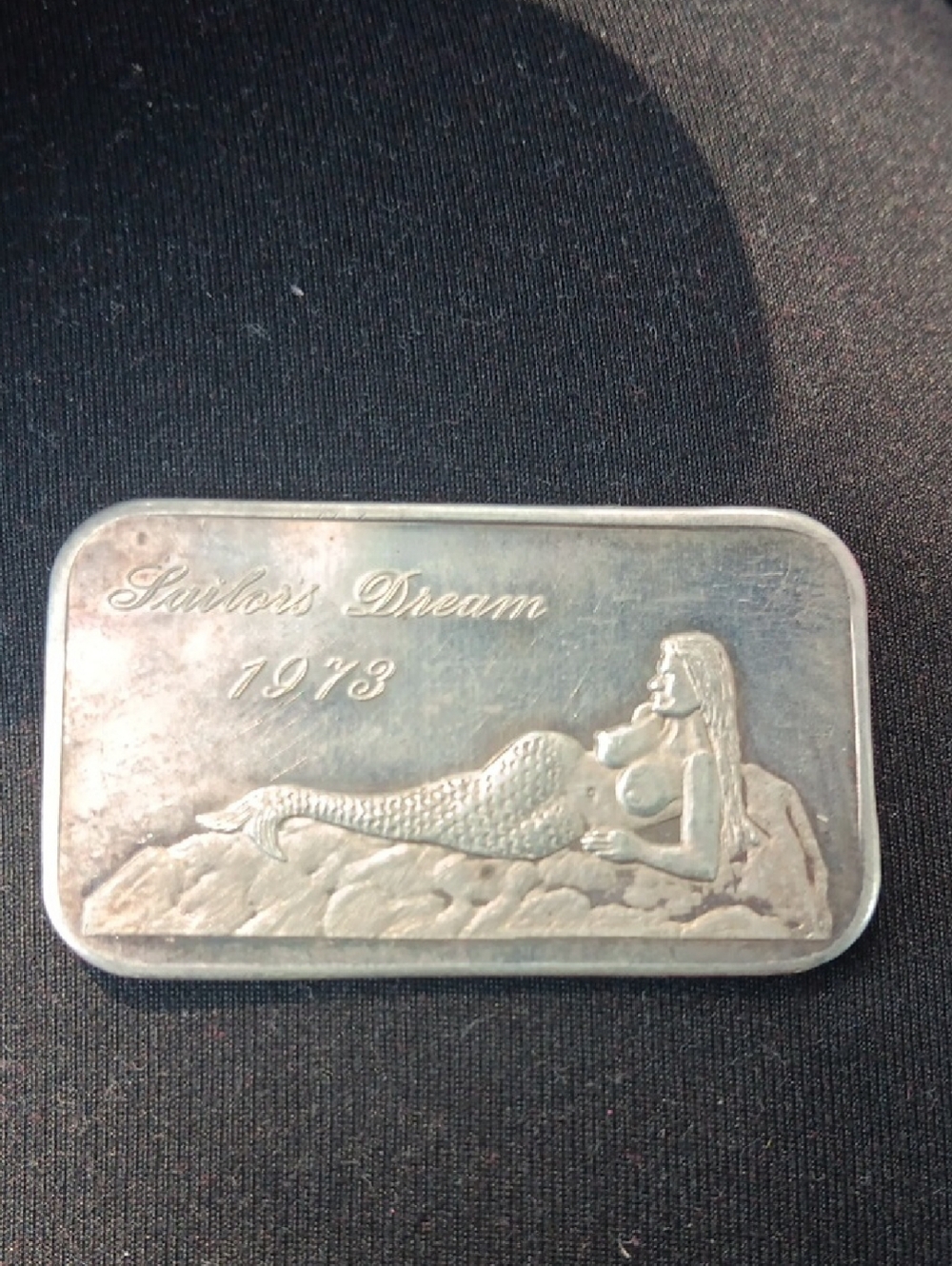 1973 Silver The 1973 1 Ounce .999 Silver Bar from Mother-Lode Mint features